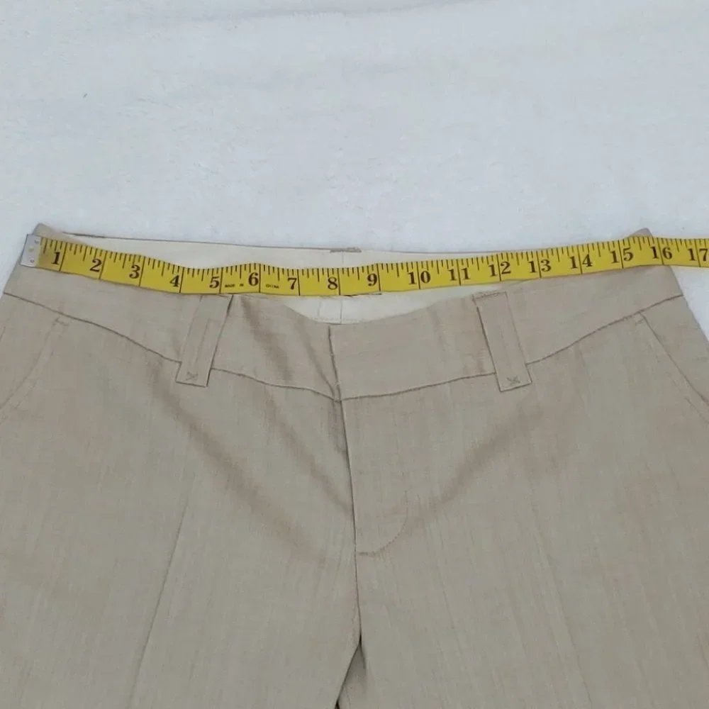 BANANA REPUBLIC beige regular waist bermudas - Picture 6 of 13